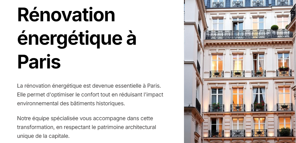 Rénovation énergétique